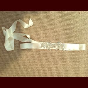 Blush by Hayley Paige wedding dress belt/sash